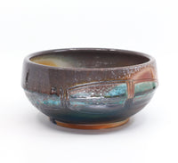 Medium soda-fired serving bowl 5