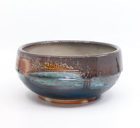 Medium soda-fired serving bowl 5