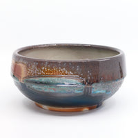 Medium soda-fired serving bowl 5