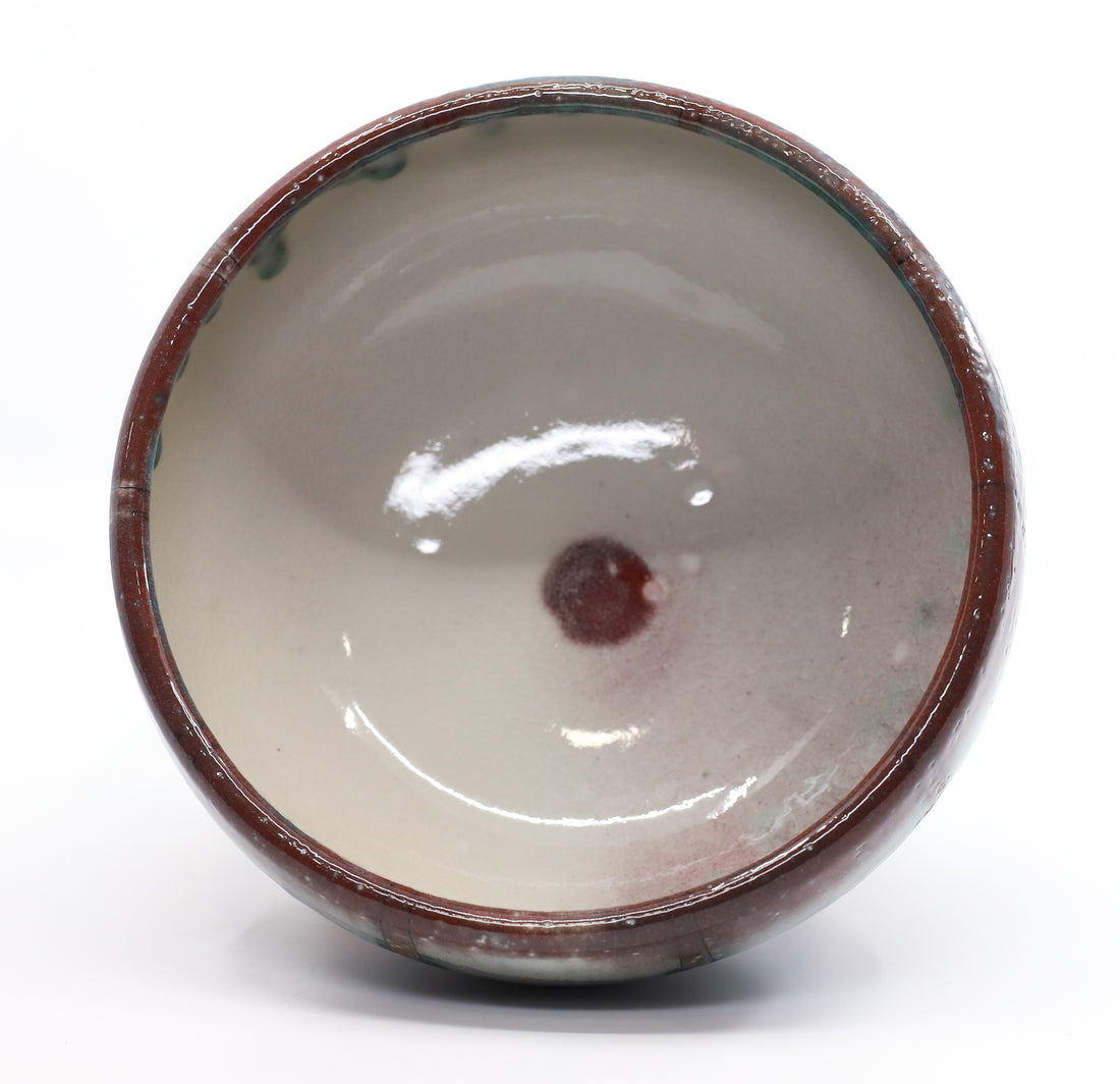Medium soda-fired serving bowl 6