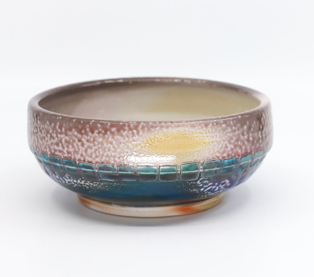 Small soda-fired serving bowl 3