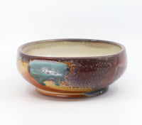 Small, squared soda-fired serving bowl 5