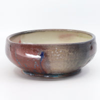 Small, squared soda-fired serving bowl 5