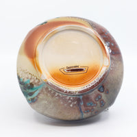 Small, squared soda-fired serving bowl 5