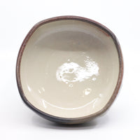 Small, squared soda-fired serving bowl 5