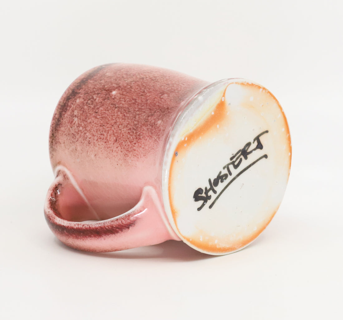 Pink shino mug