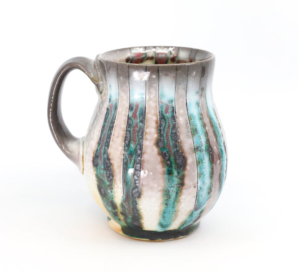 Belly mug, soda fired