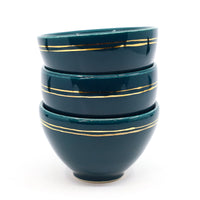 Small prep bowl in peacock