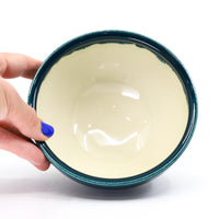 Cereal bowl in peacock