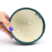 Cereal bowl in peacock