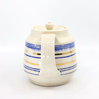Teapot in blue and gold
