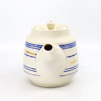 Teapot in blue and gold