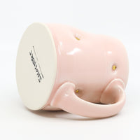 Flat bottom mug in Charleston and gold
