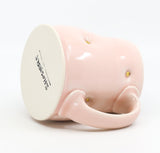 Flat bottom mug in Charleston and gold