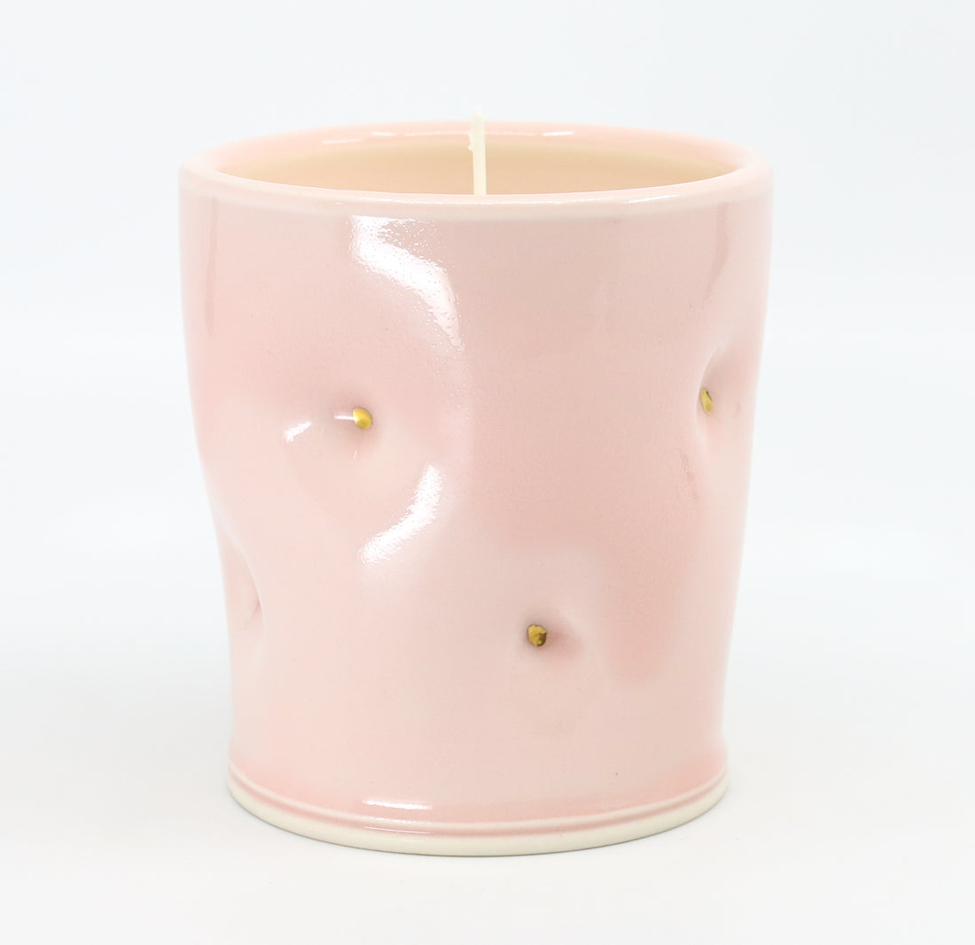 Candle in Charleston and gold