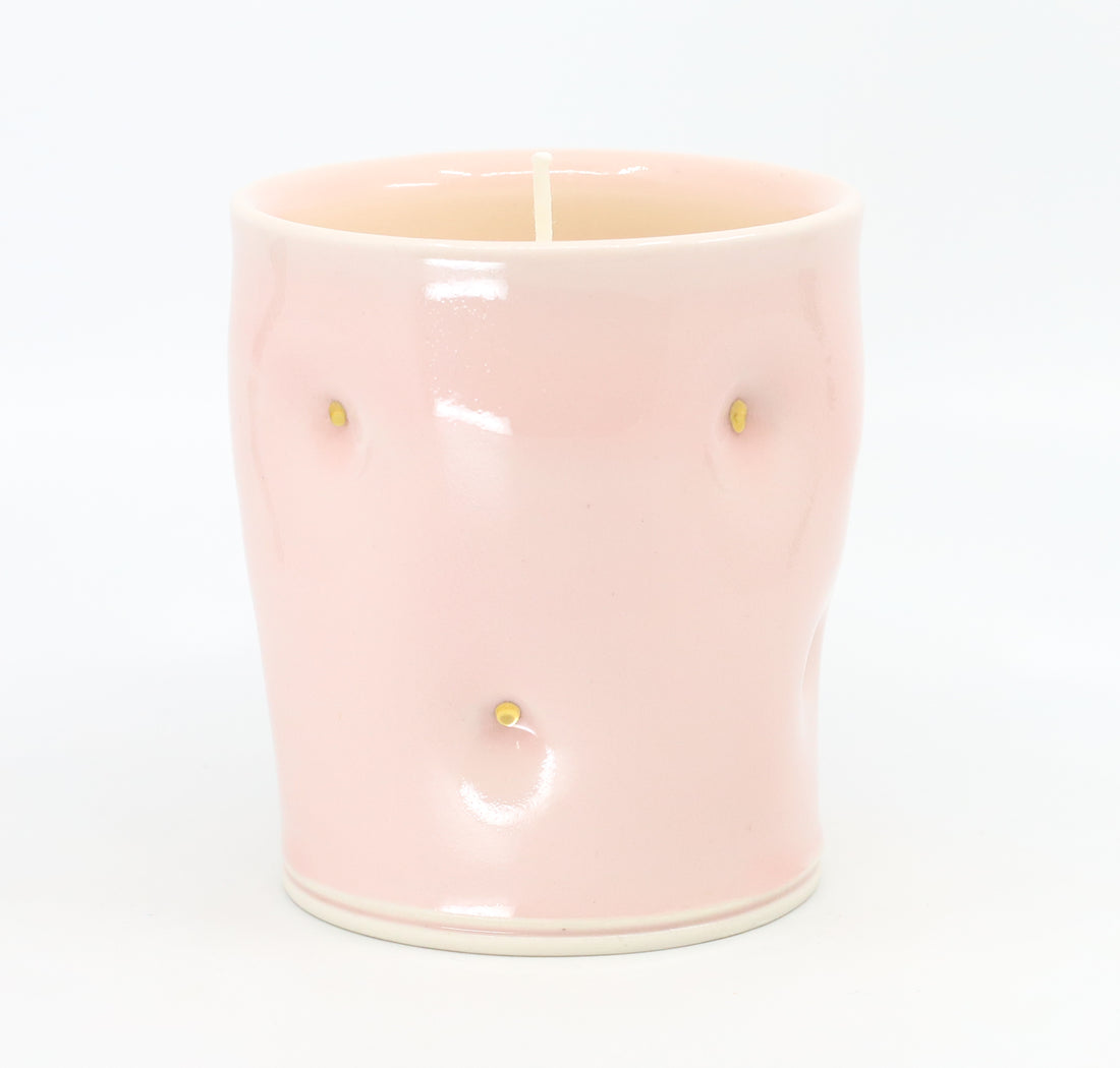 Candle in Charleston and gold