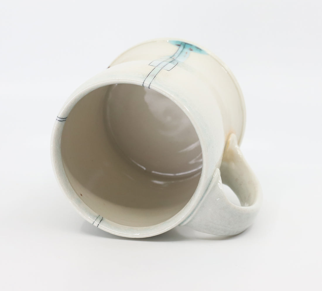 Flat bottom mug