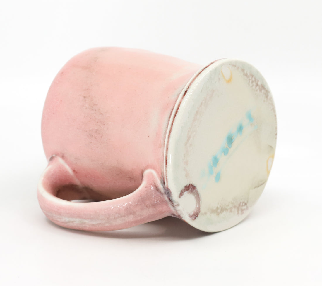 Pink shino mug