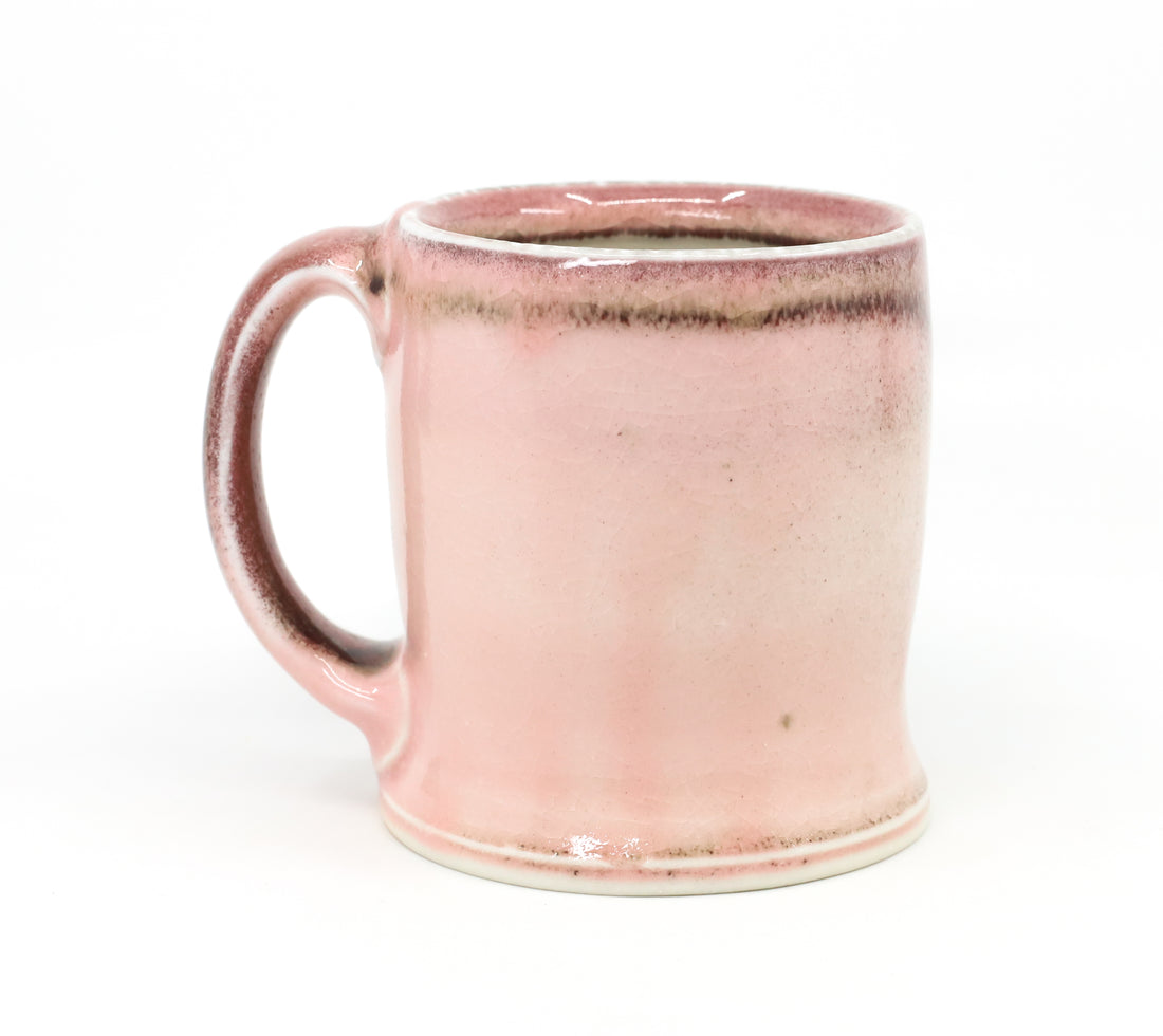 Pink shino mug