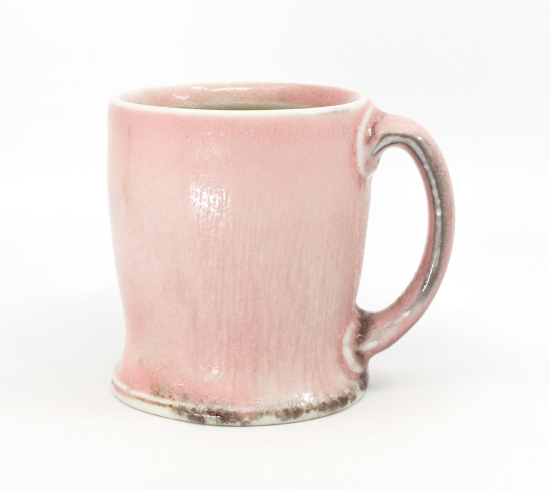 Pink shino mug