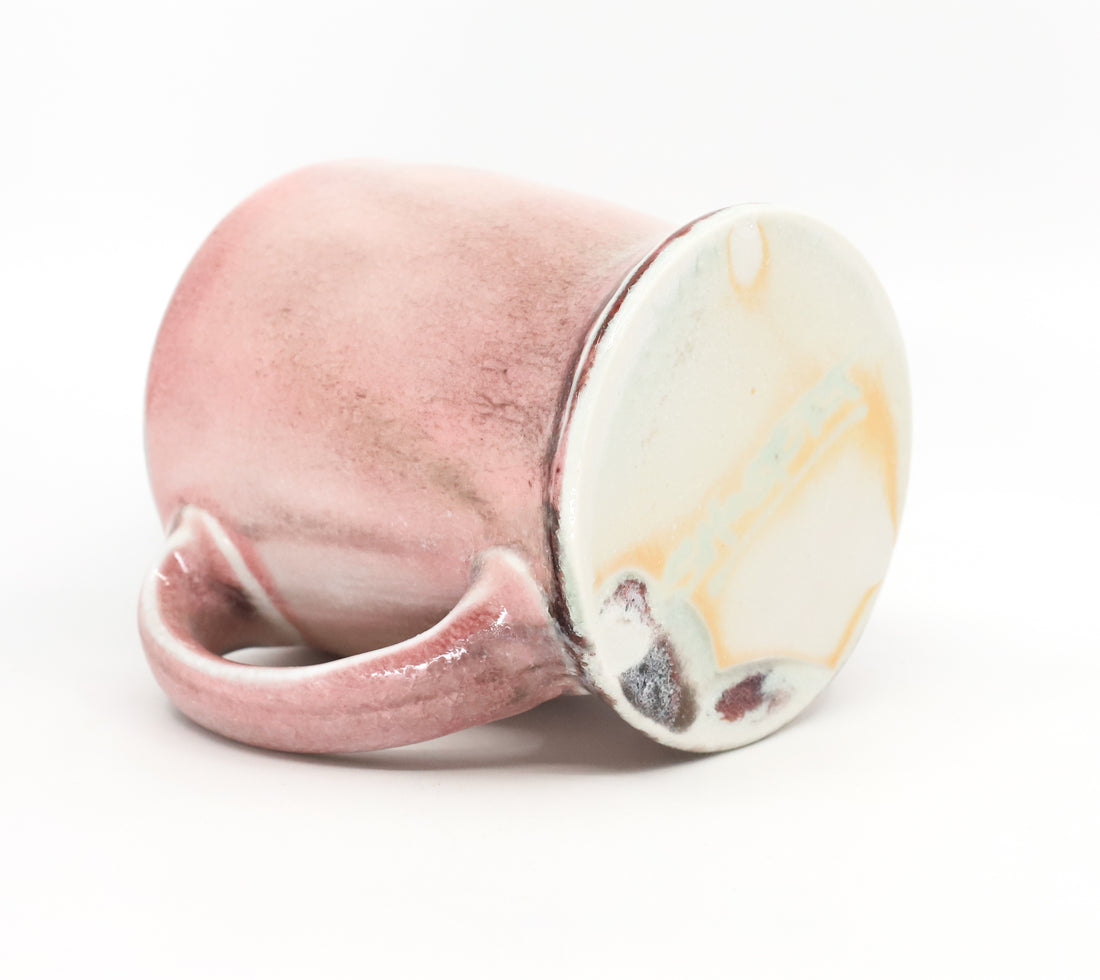 Pink shino mug