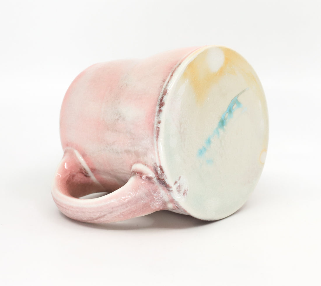 Pink shino mug