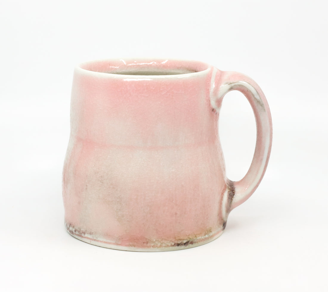 Pink shino mug