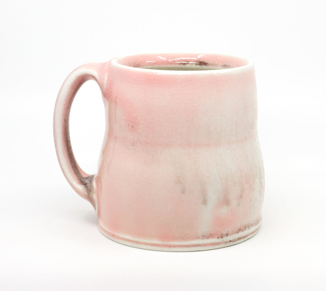 Pink shino mug