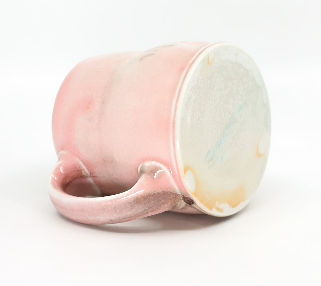 Pink shino mug