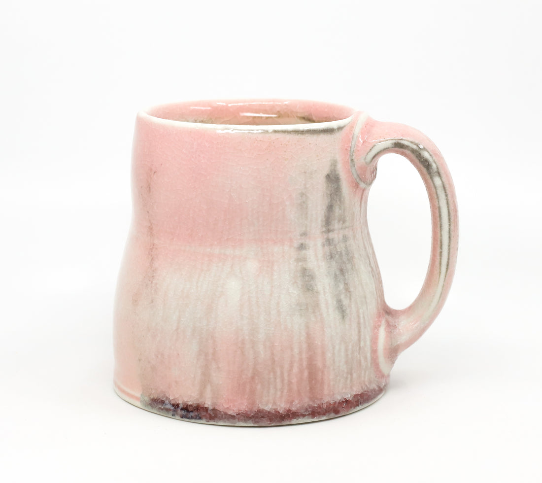 Pink shino mug