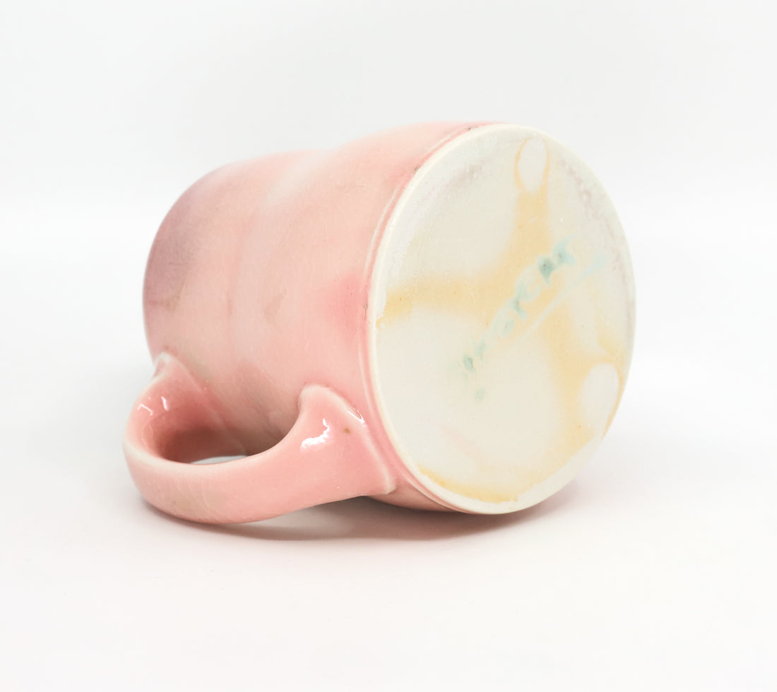 Pink shino mug