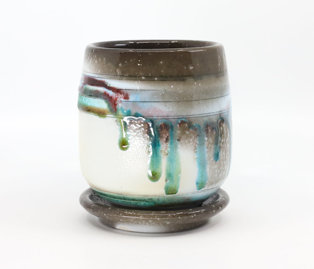 Soda fired planter