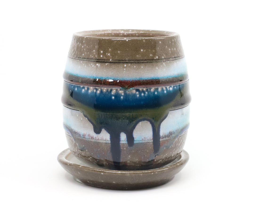 Soda fired planter