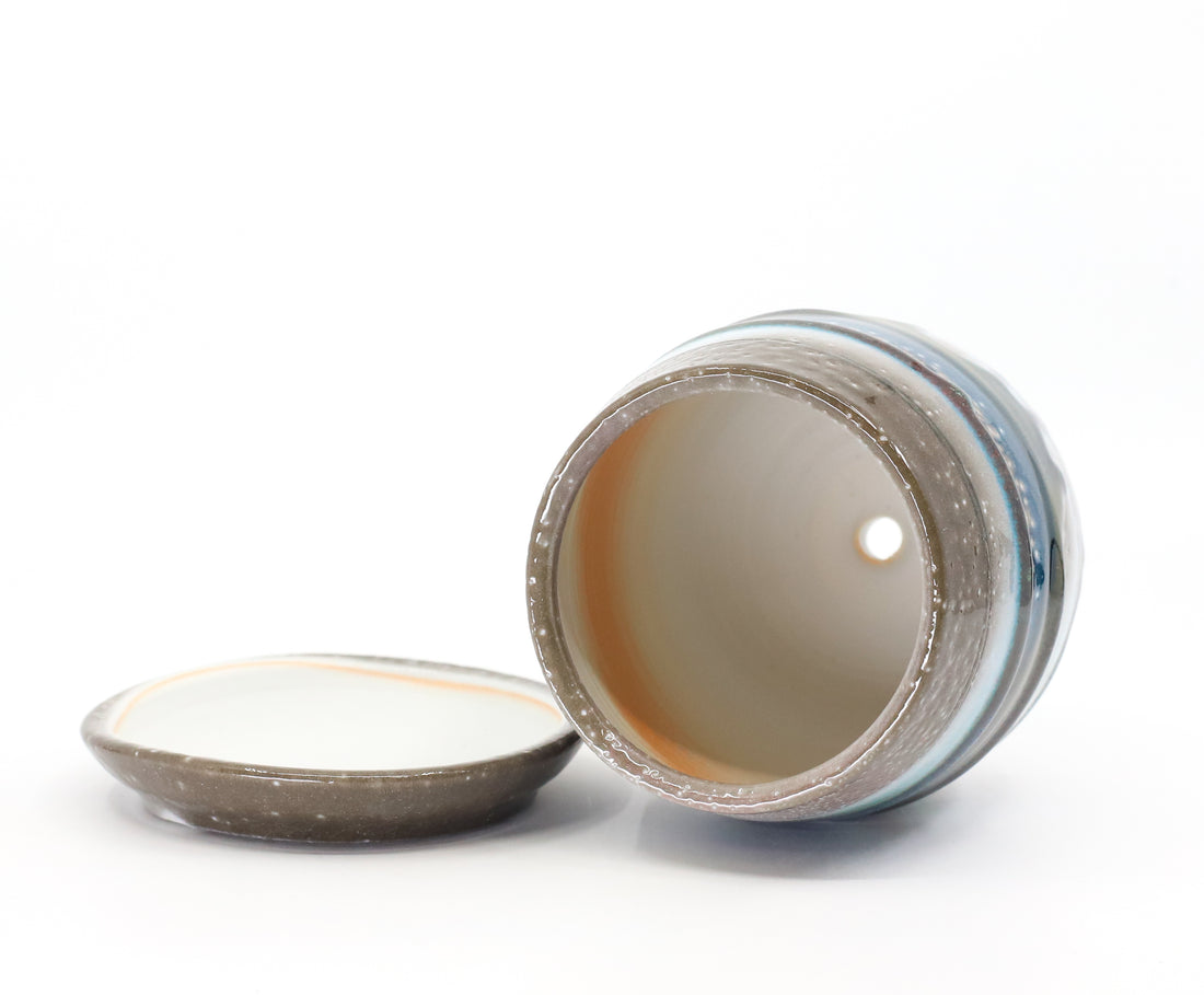 Soda fired planter