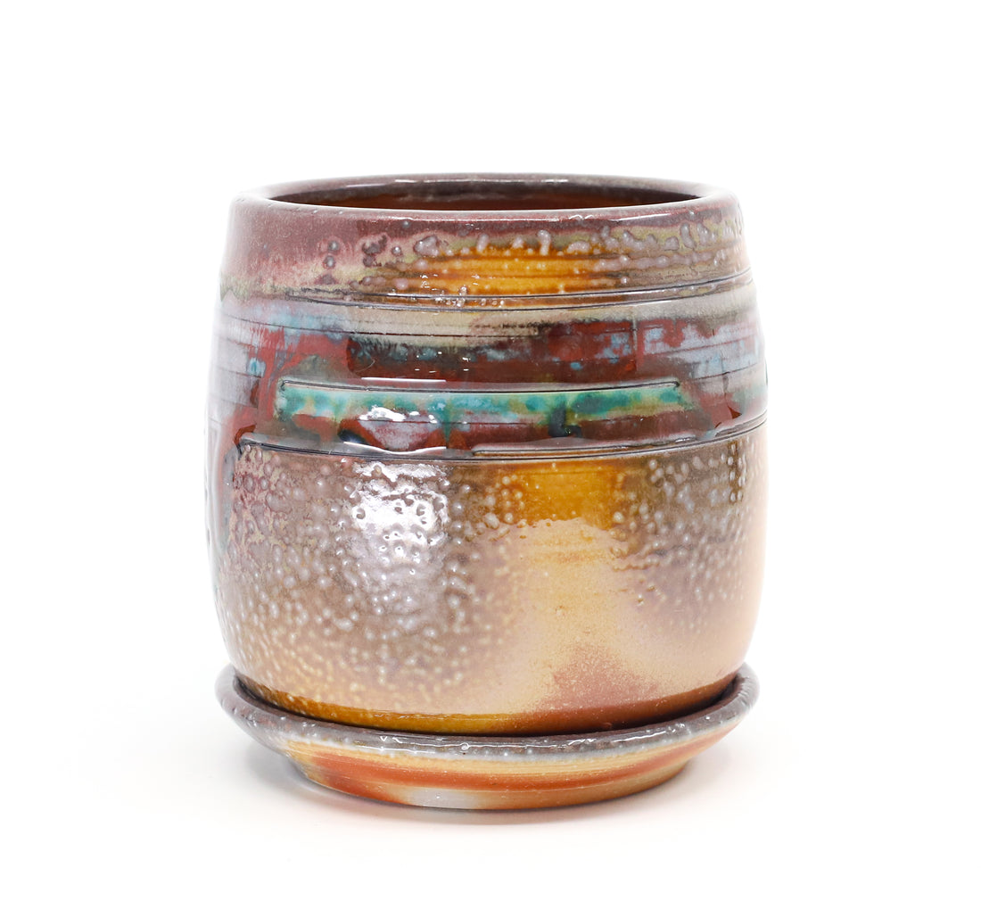 Soda fired planter