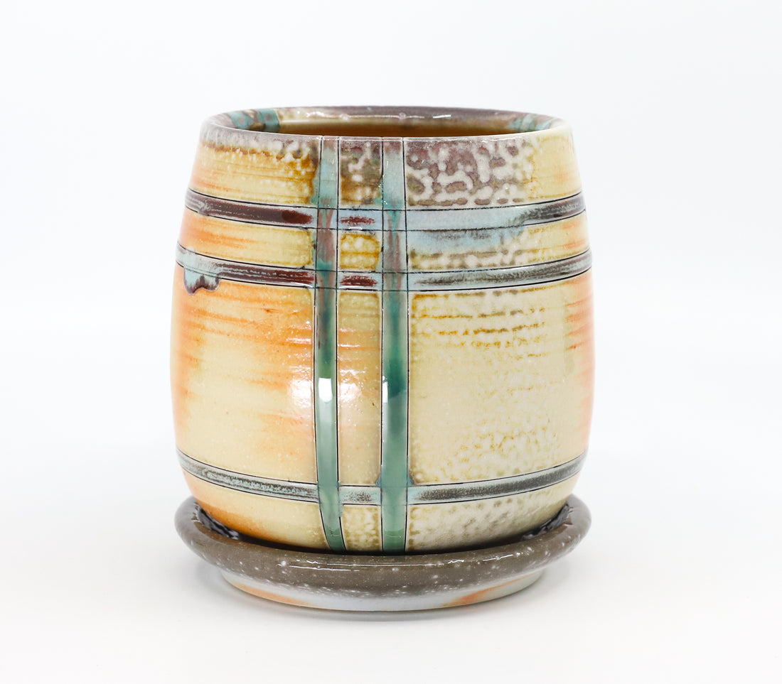 Soda fired planter