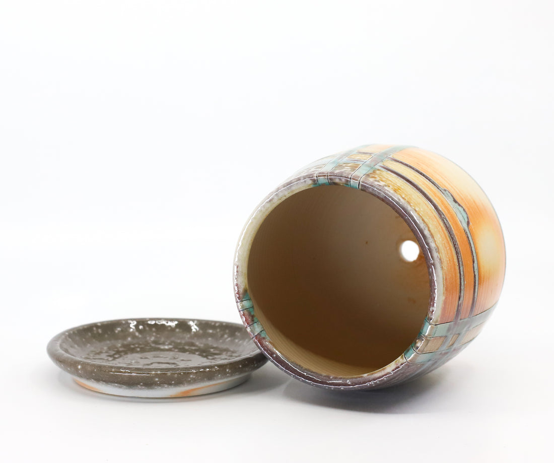 Soda fired planter