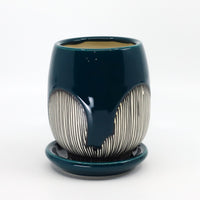 Planter in peacock