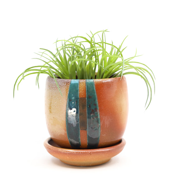 Soda fired planter