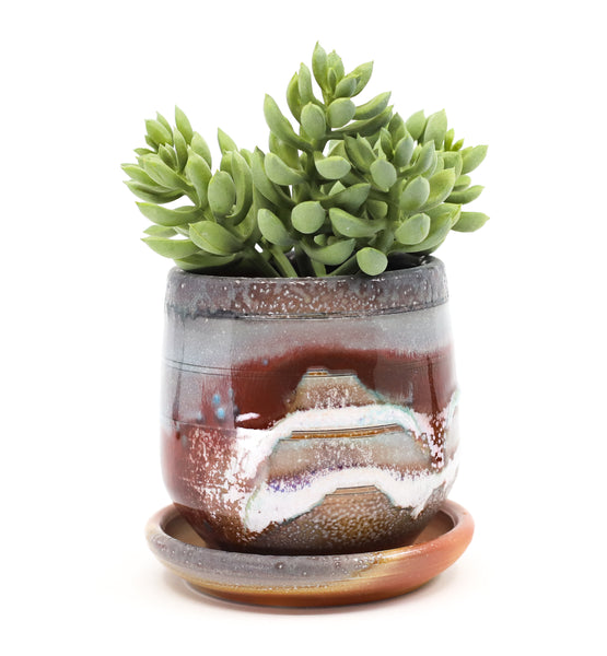 Soda fired planter