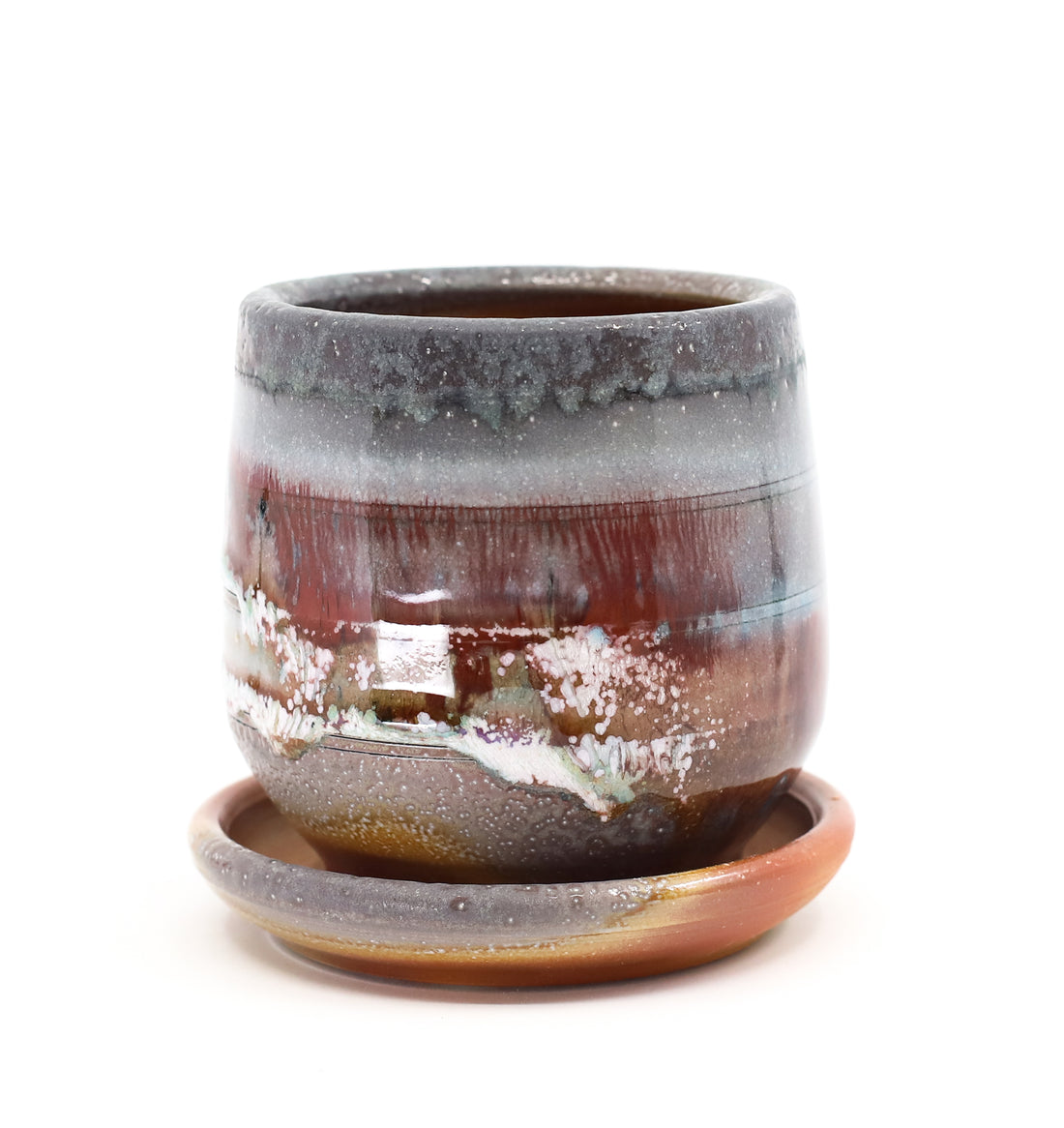 Soda fired planter