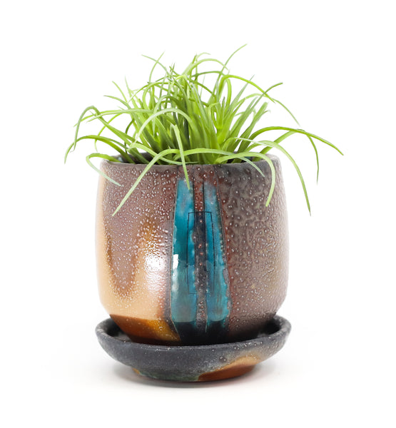 Soda fired planter