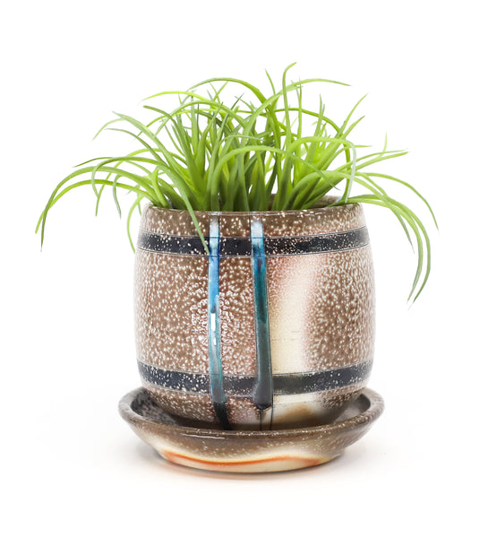 Soda fired planter