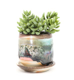 Soda fired planter