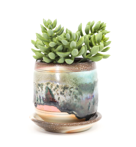 Soda fired planter