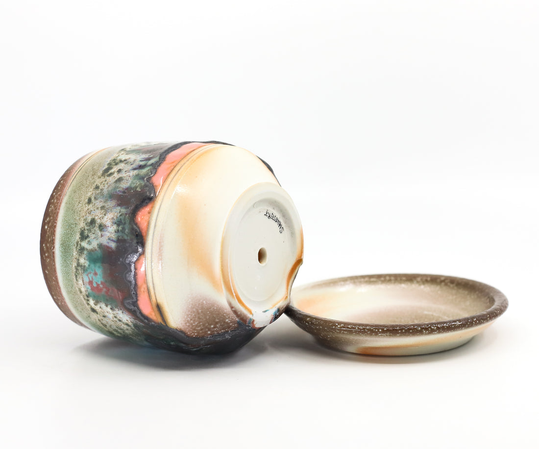 Soda fired planter