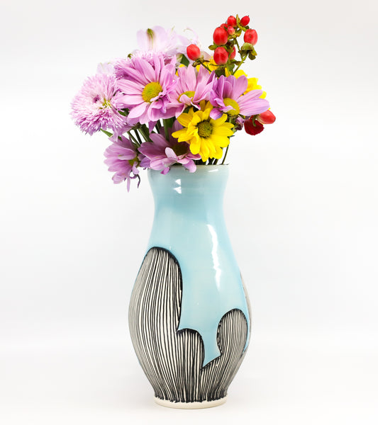 Porcelain vase in Sky