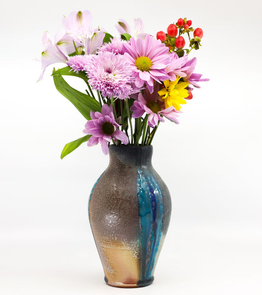 Soda fired vase