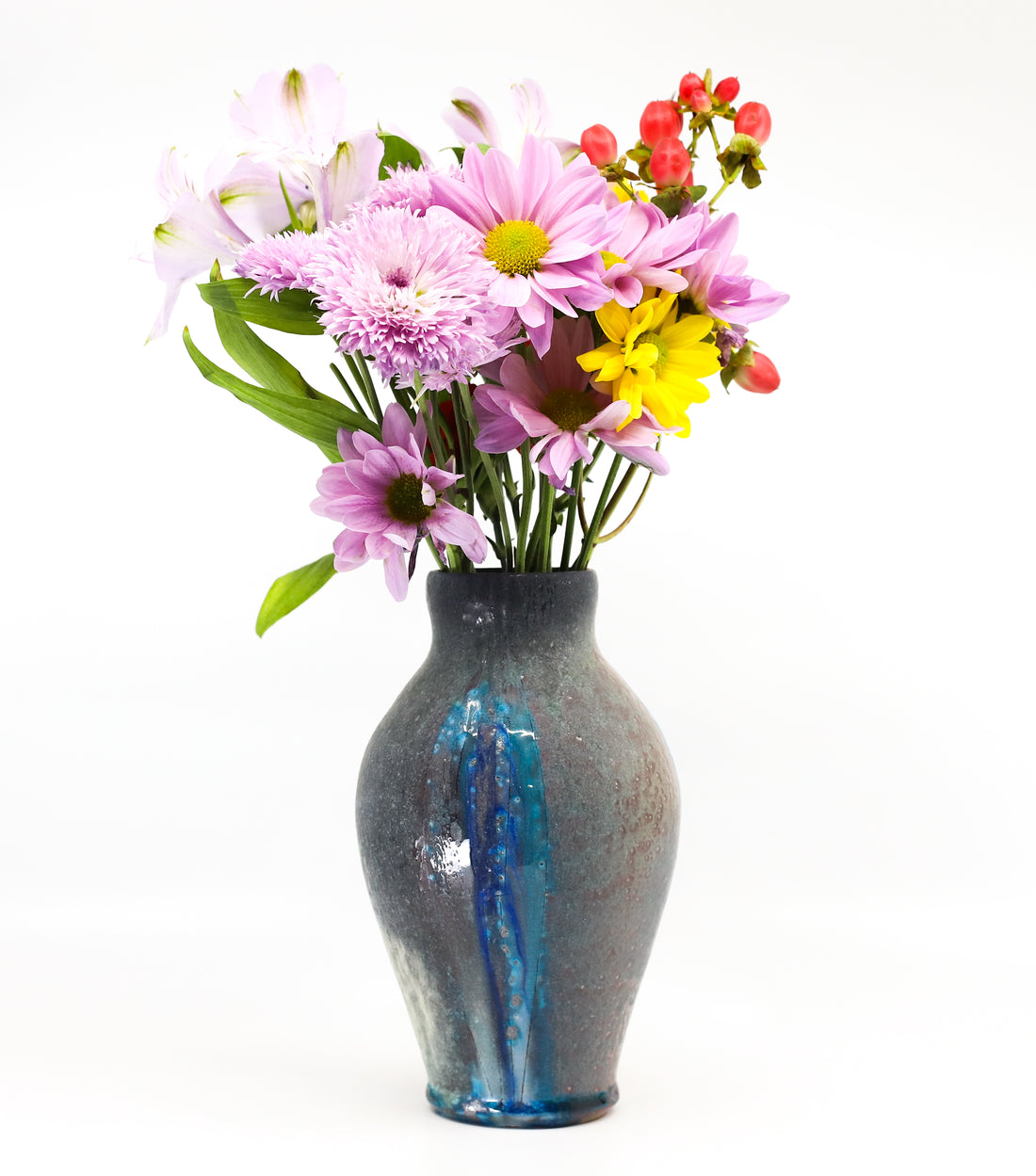Soda fired vase