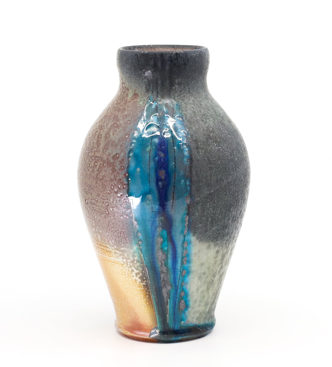 Soda fired vase